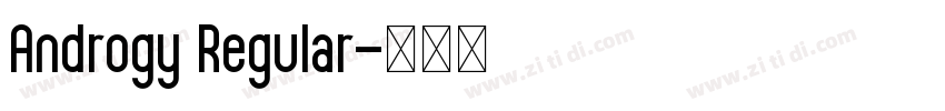 Androgy Regular字体转换 Androgy Regular字体转换